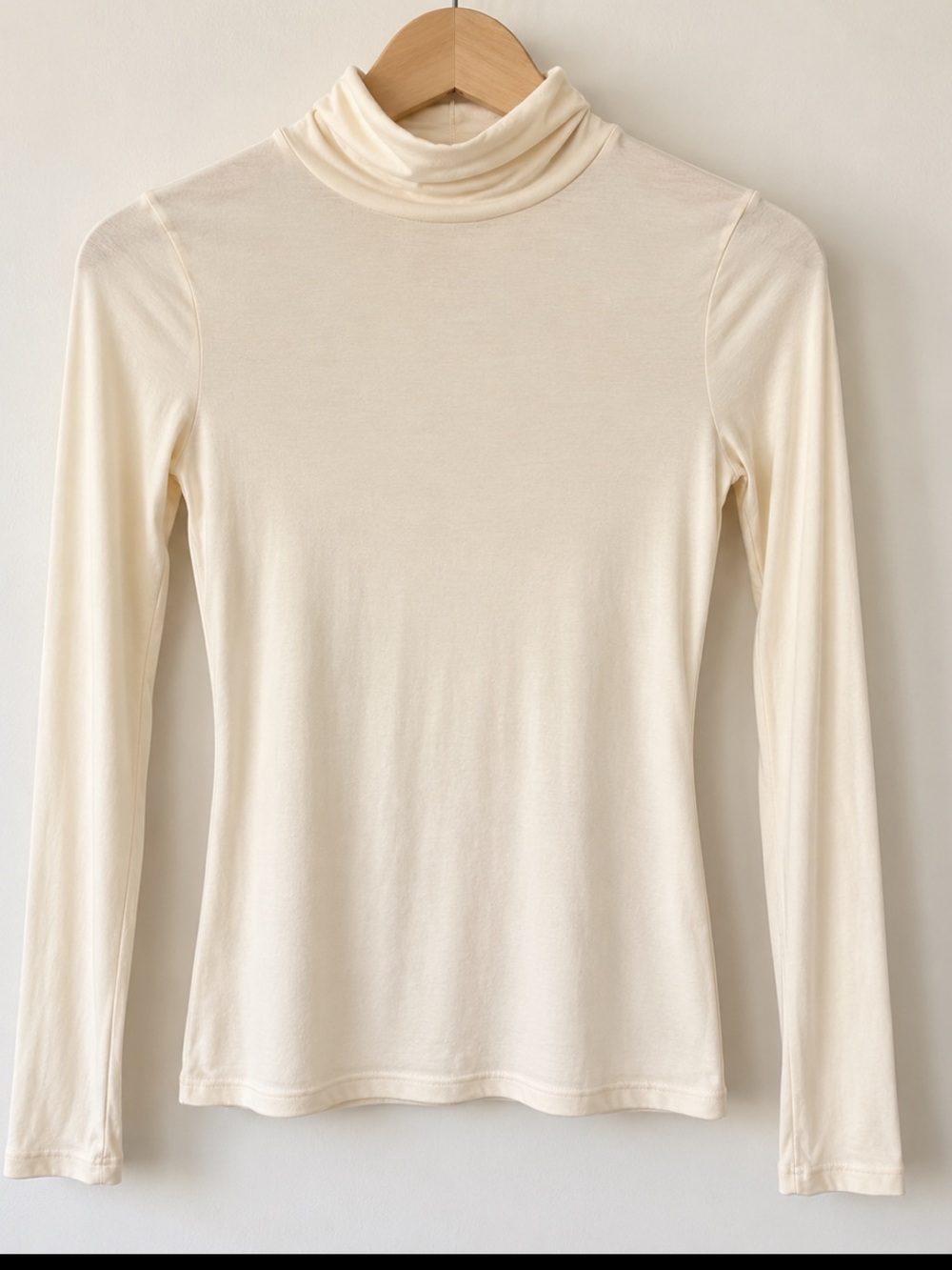 J. Crew Cream Long Sleeve Turtleneck